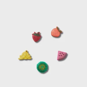 Jibbitz Sparkle Glitter Fruits - 5 pack