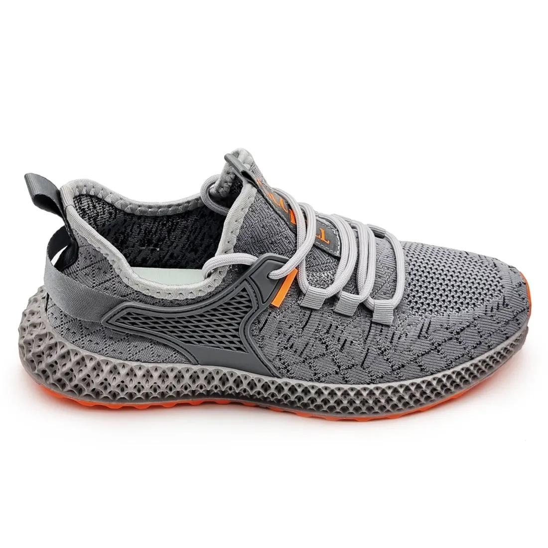 Lace Up Knit Athleisure Sneakers