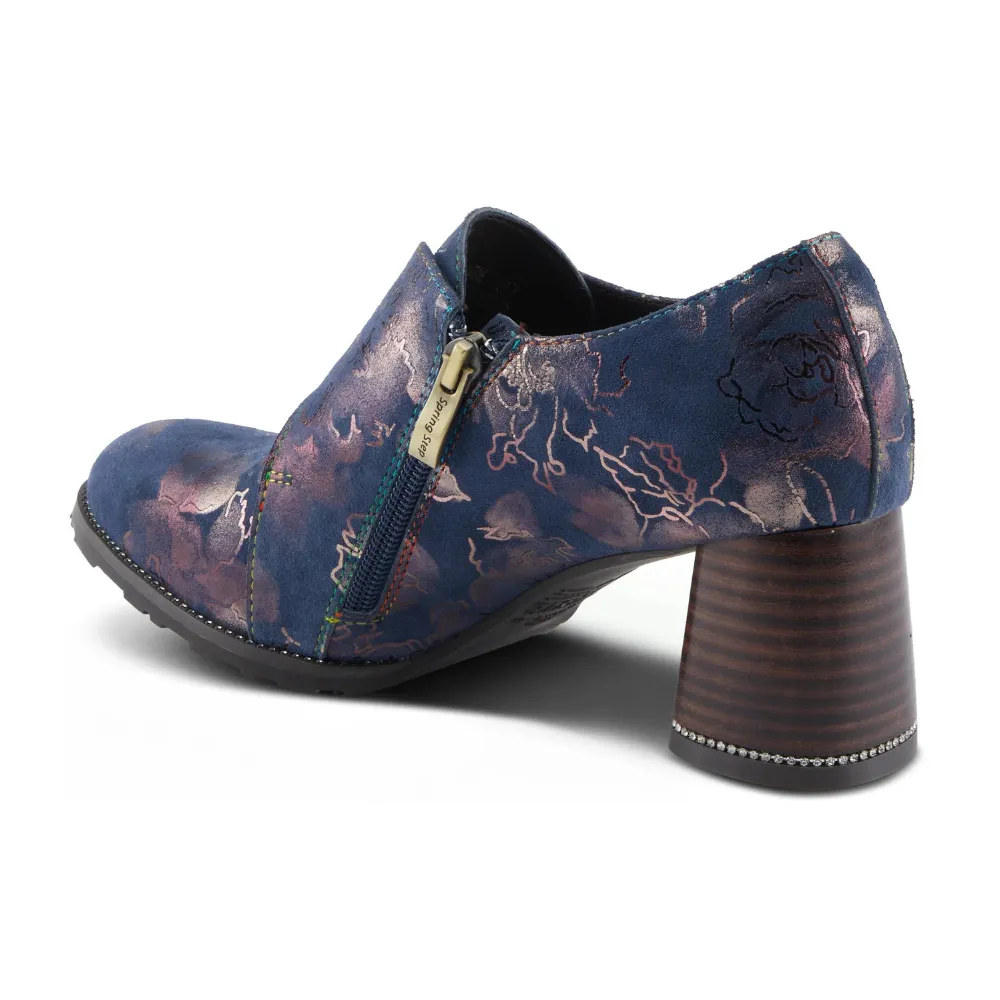 L'artiste By Spring Step Maisiana Navy Multi Suede Pump (Women's)