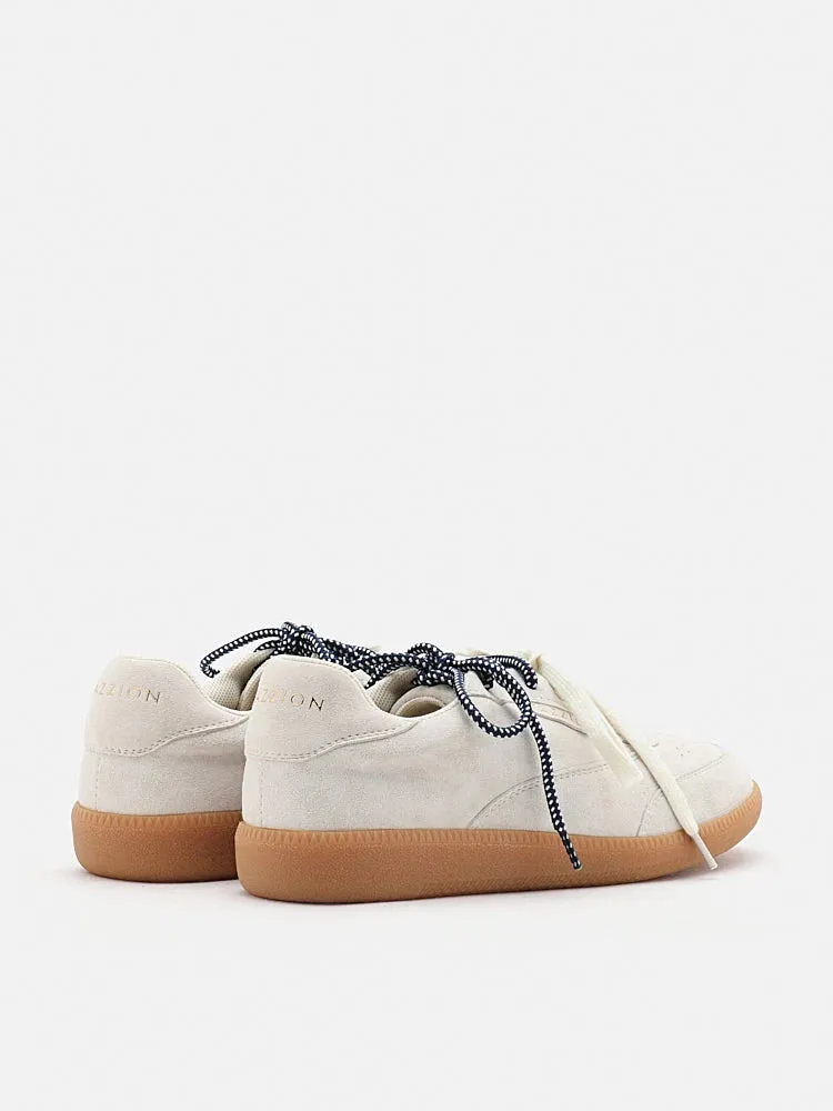 Maeve Double Laced Suede Sneakers