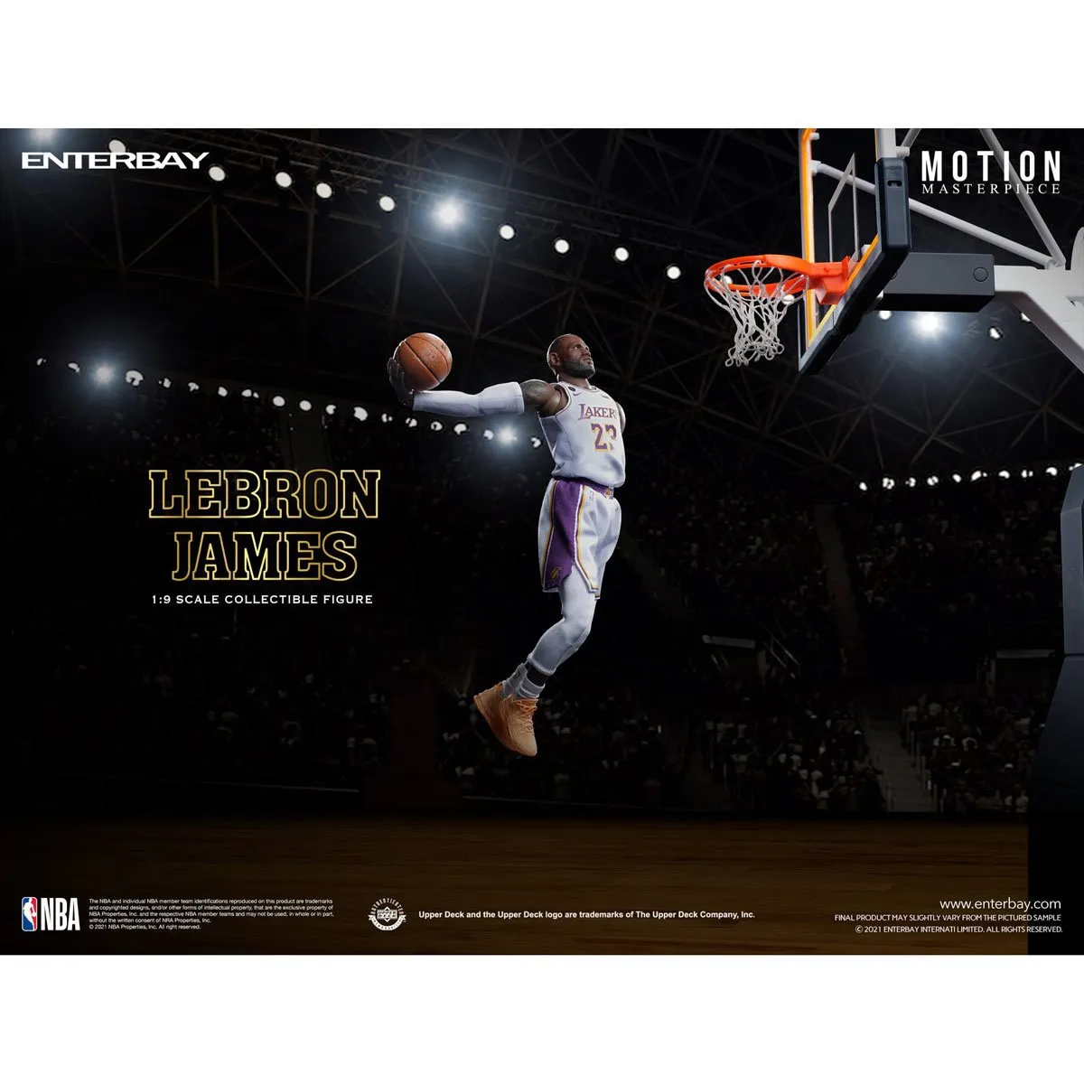 NBA Los Angeles Lakers LeBron James 1:9 Scale Action Figure