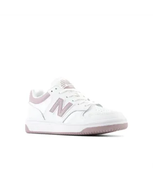 NEW BALANCE PSB480 WI Blanc Rose Chaussures Basses Baskets Sneakers