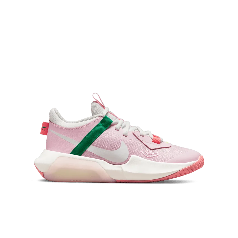 Nike Air Zoom Crossover Older Kids' Basketball Shoes 'Pink/White/Green'