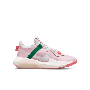 Nike Air Zoom Crossover Older Kids' Basketball Shoes 'Pink/White/Green'