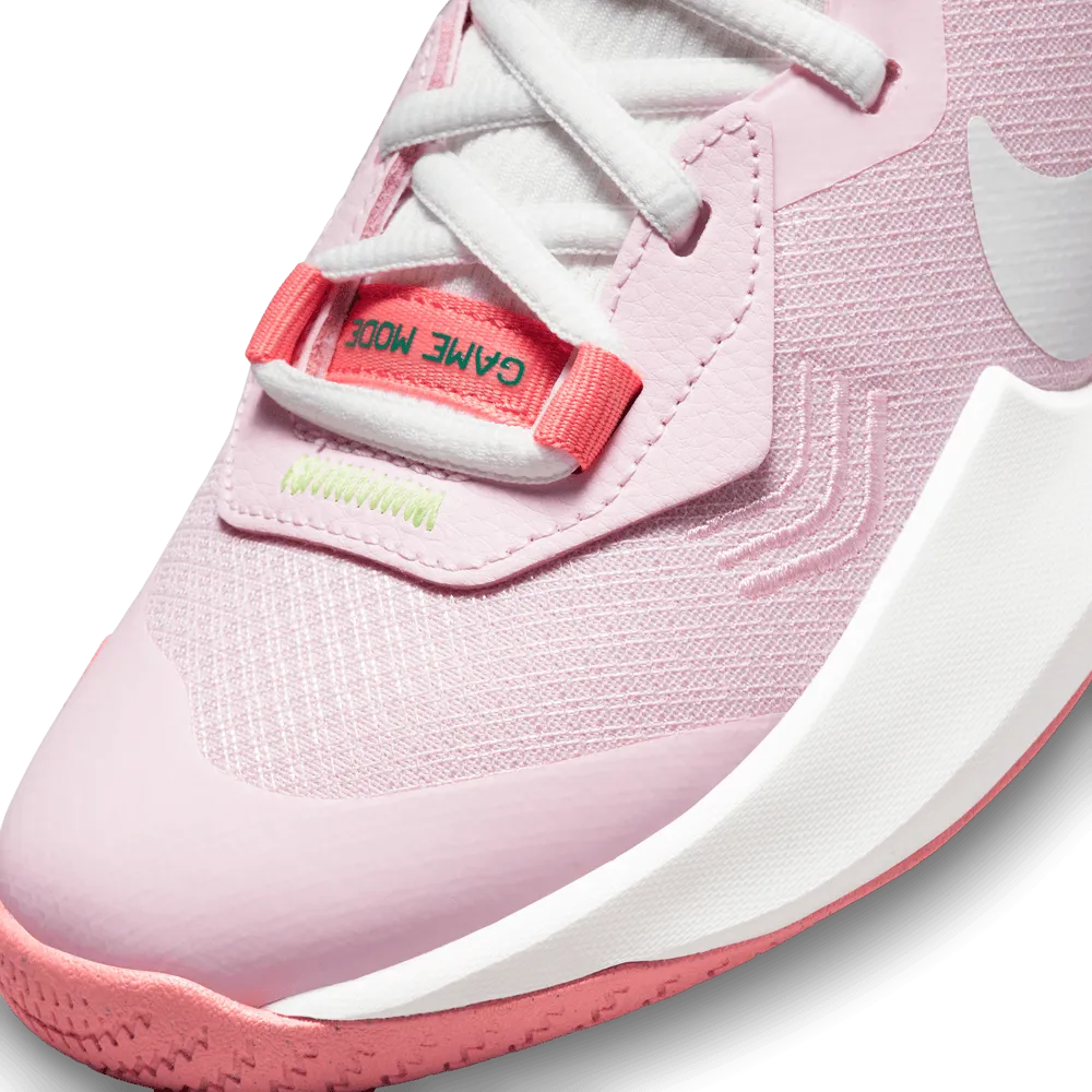 Nike Air Zoom Crossover Older Kids' Basketball Shoes 'Pink/White/Green'