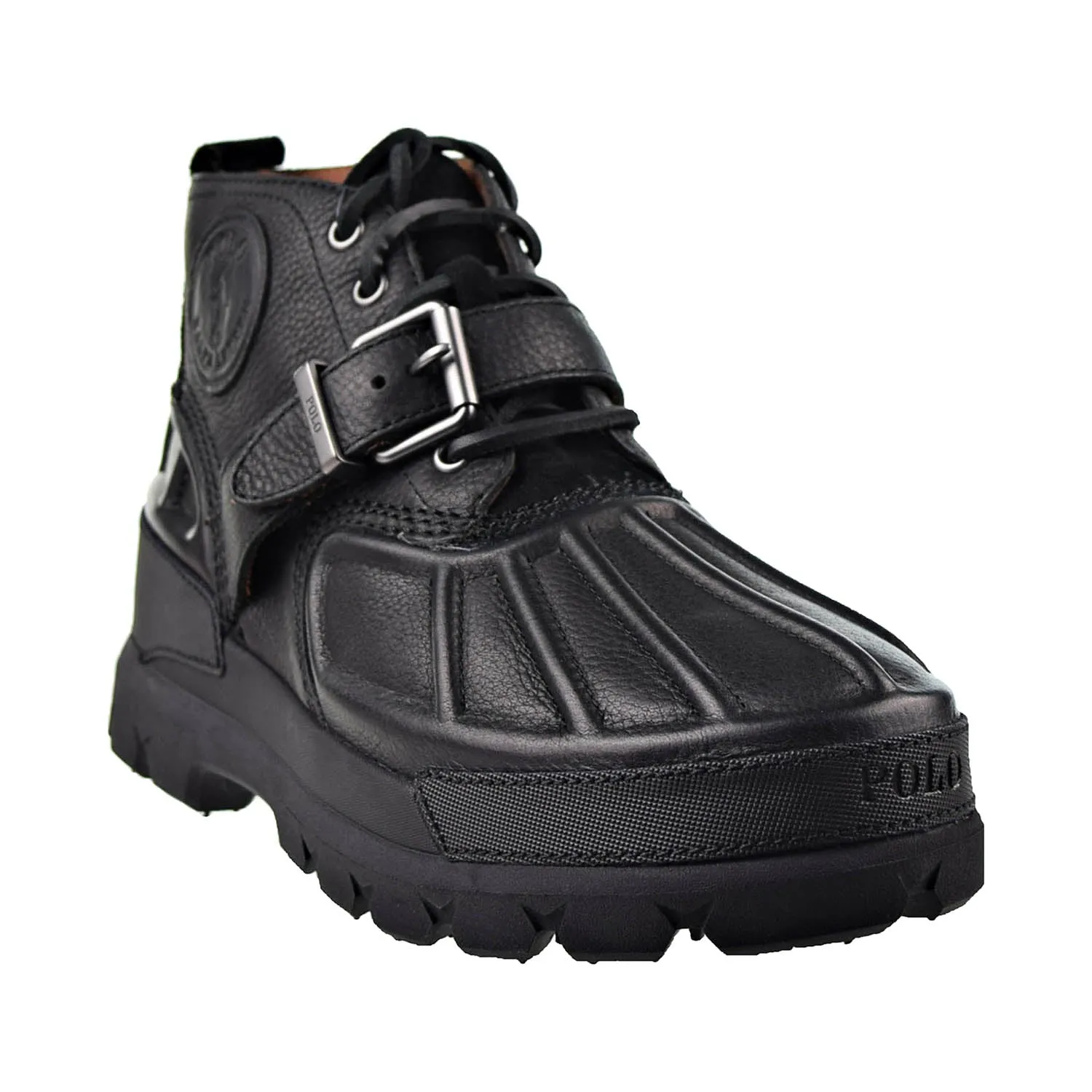 Polo Ralph Lauren Oslo Low Leather Men's Boots Black