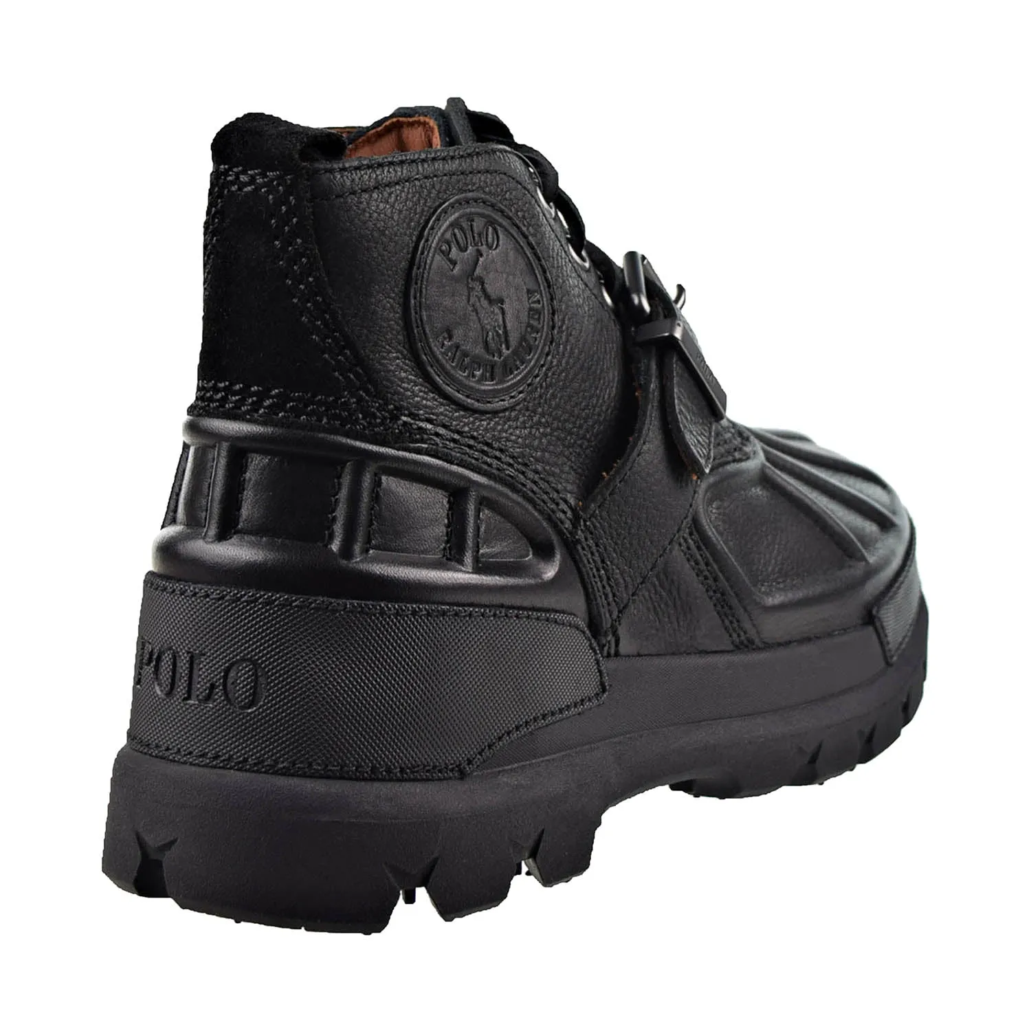 Polo Ralph Lauren Oslo Low Leather Men's Boots Black
