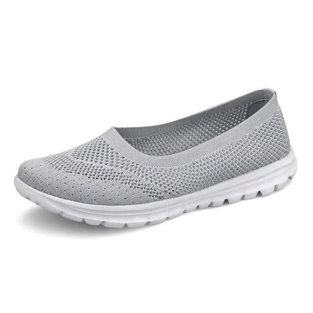 Roberta Women's Fashion Breathable Mesh Loafers Black Shoes