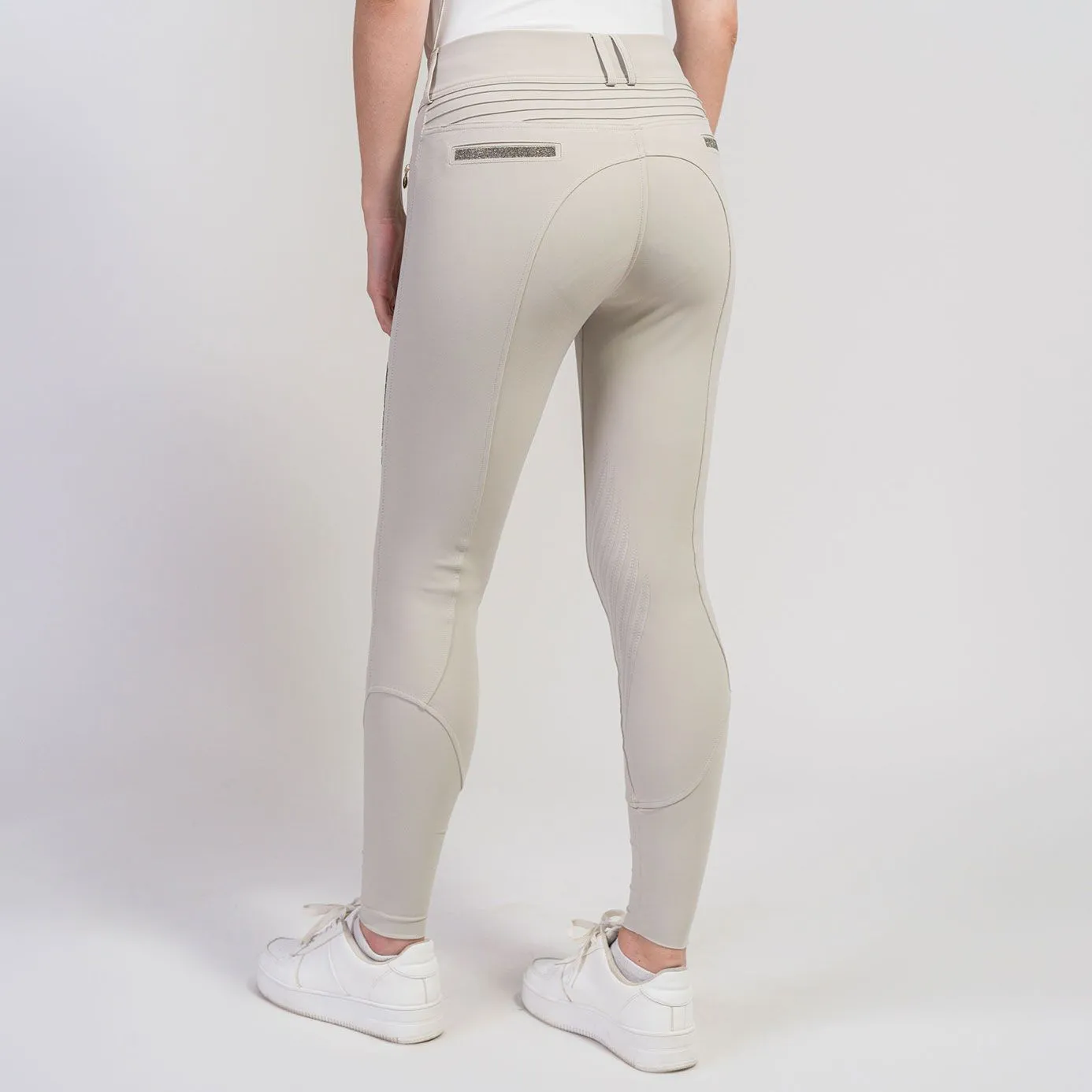 Samshield Clara Knee Grip Breeches - Beige/Champagne