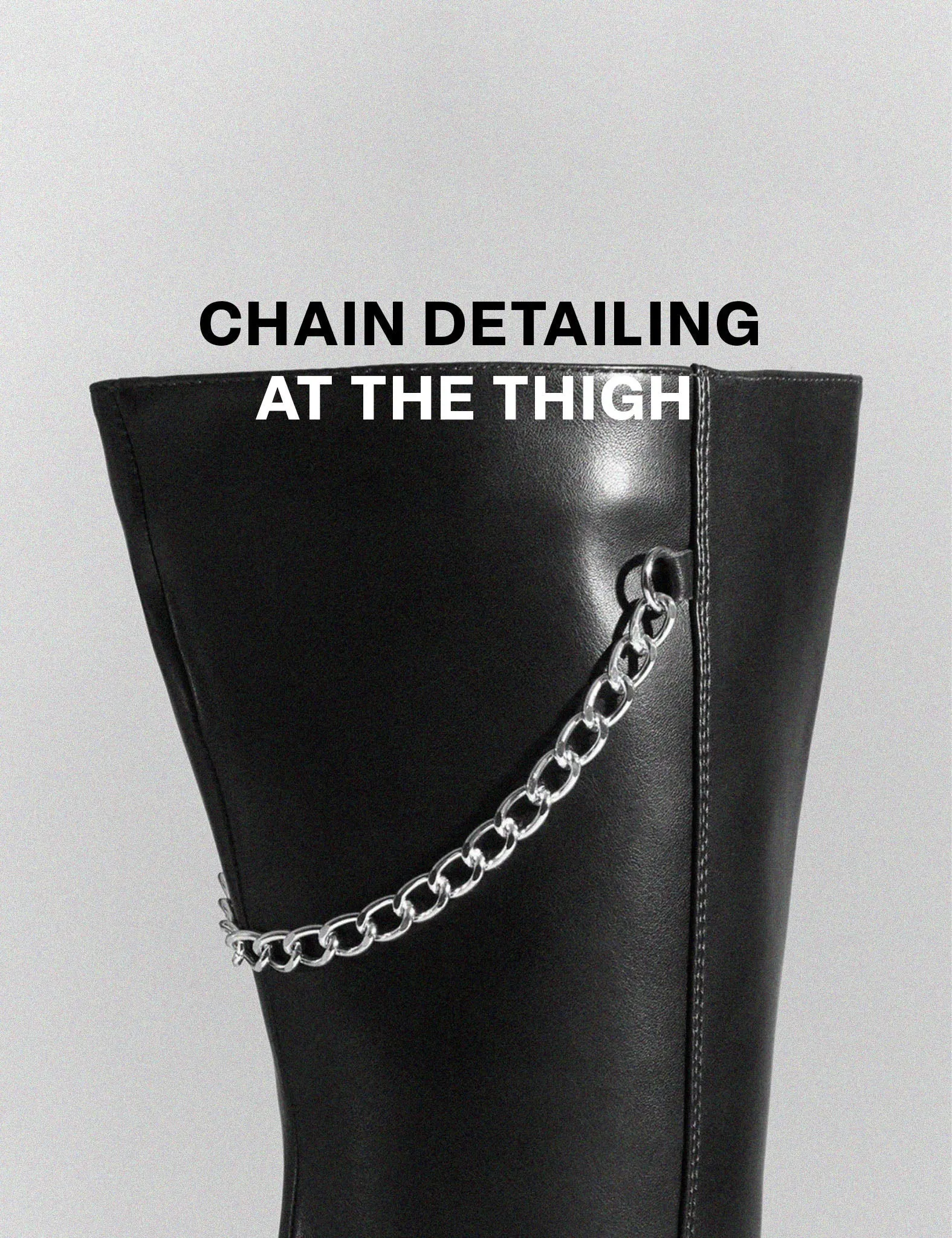 Scream Wide Calf Platform Thigh High Boots