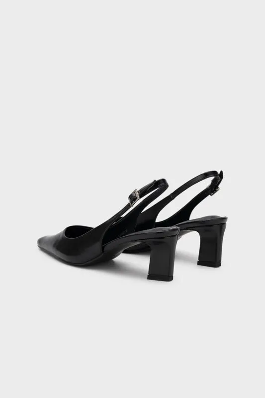 SCULPTURE SLINGBACK HEEL PUMP