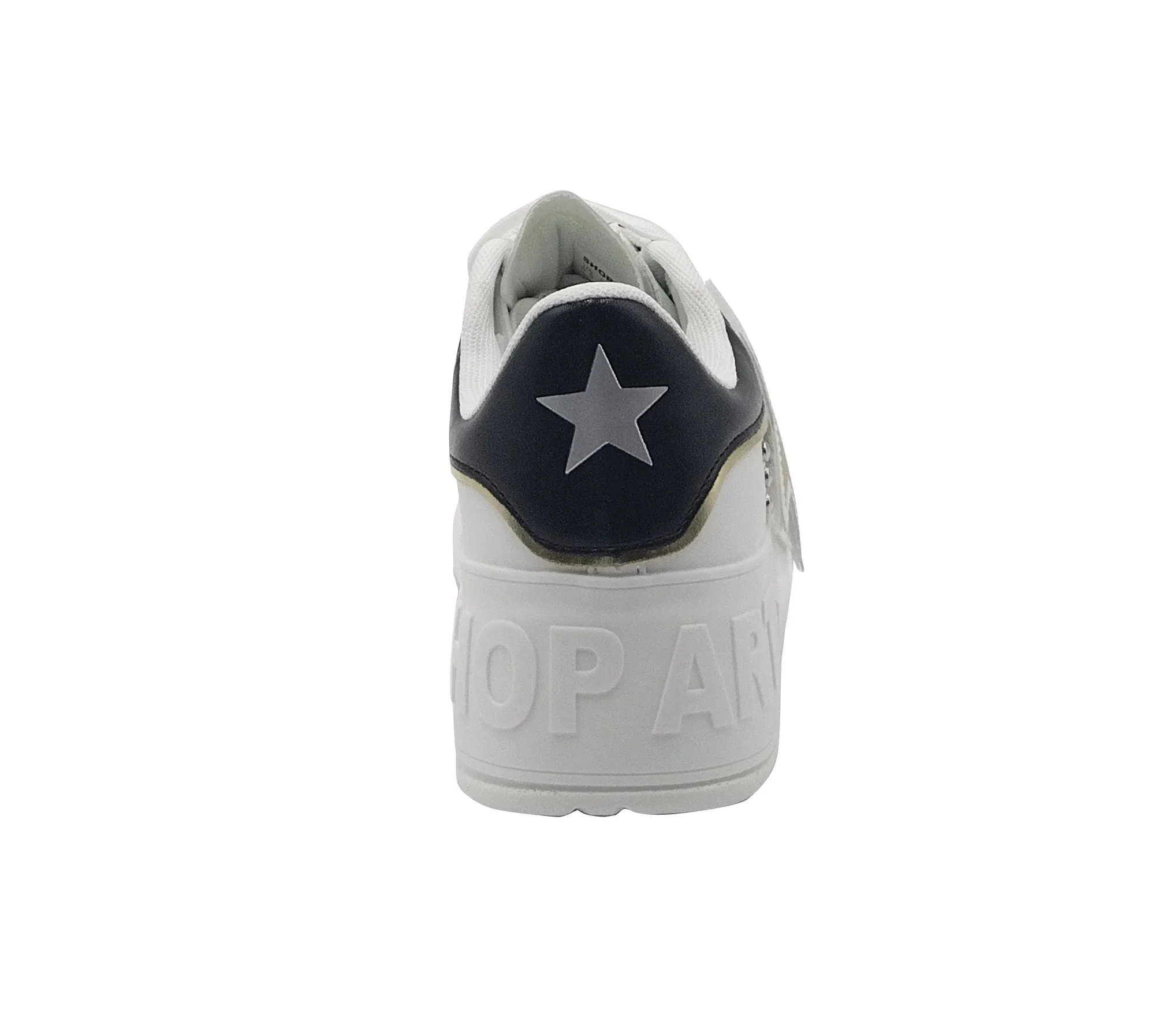 Shop Art donna scarpa sneakers Kim SASS240715 OFFWHITE/GOLD/SILVER/NERO