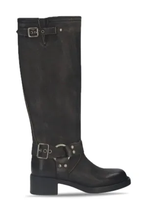 Tamera long Vintage - Black Matte