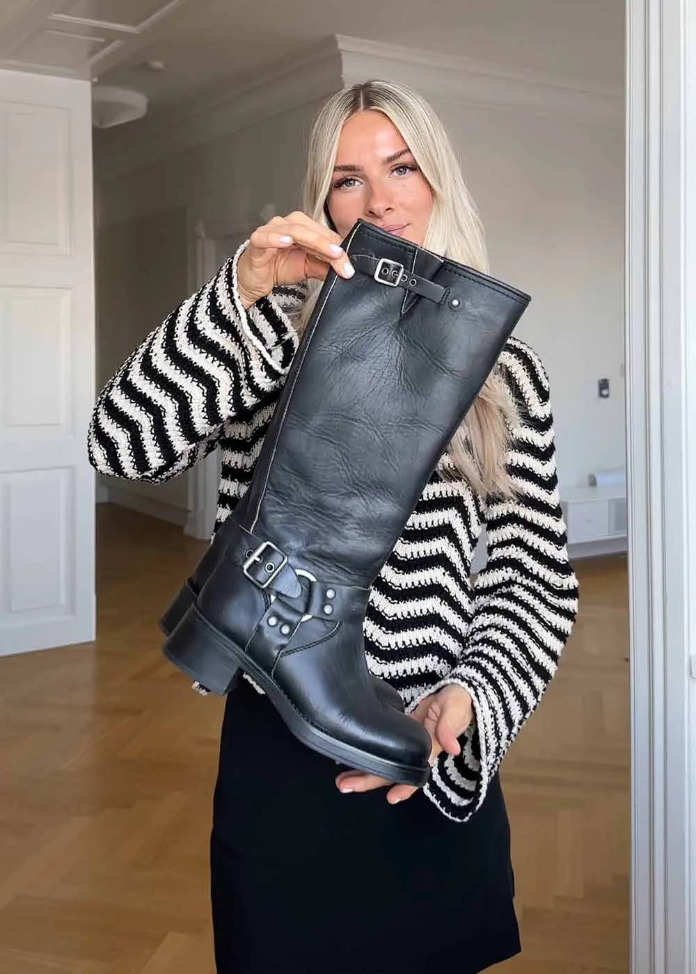 Tamera long Vintage - Black Matte