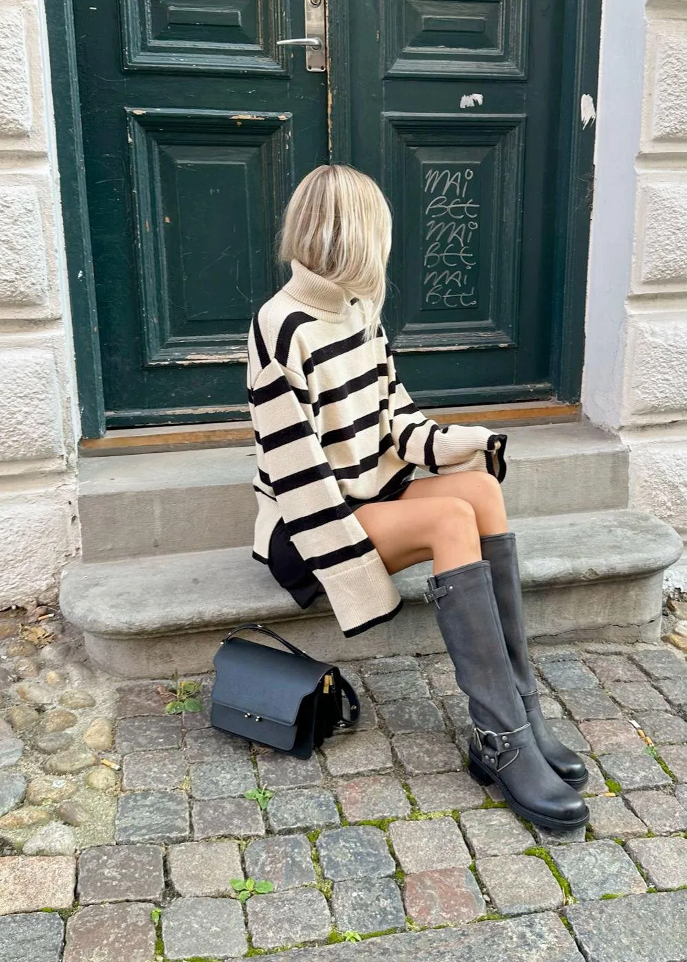 Tamera long Vintage - Black Matte