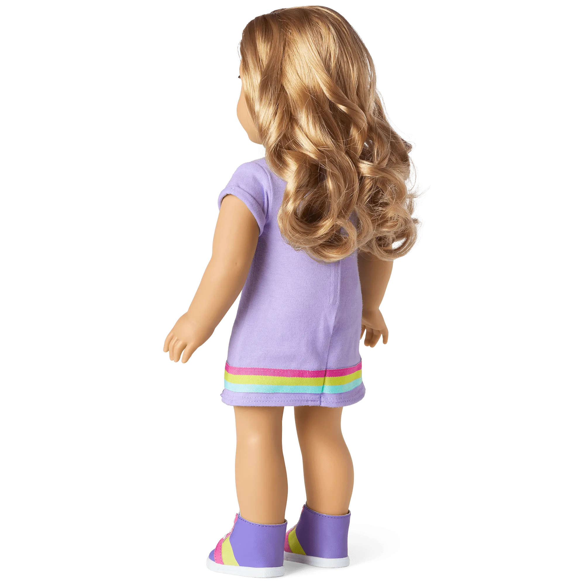 Truly Me™ 18-inch Doll #102 with wavy strawberry-blonde hair