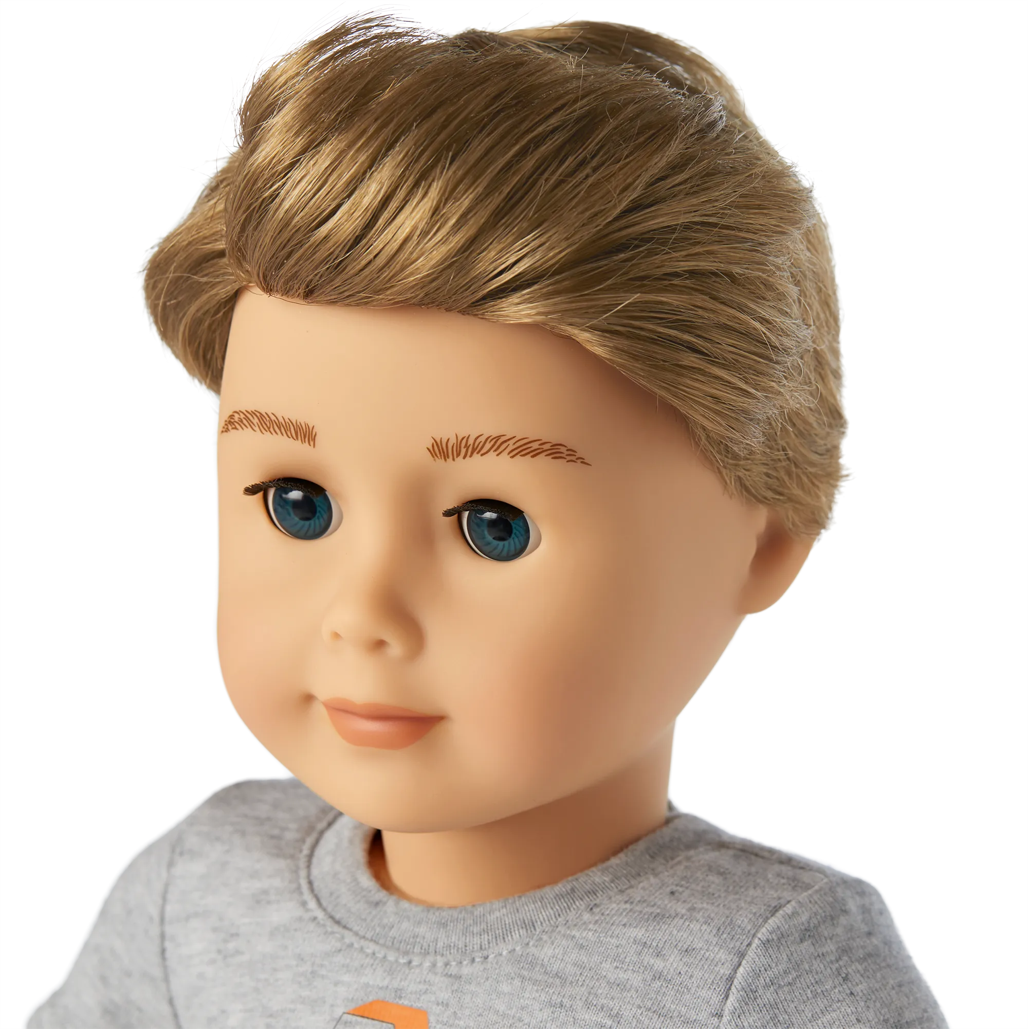 Truly Me™ 18-inch Doll #104 with straight caramel hair