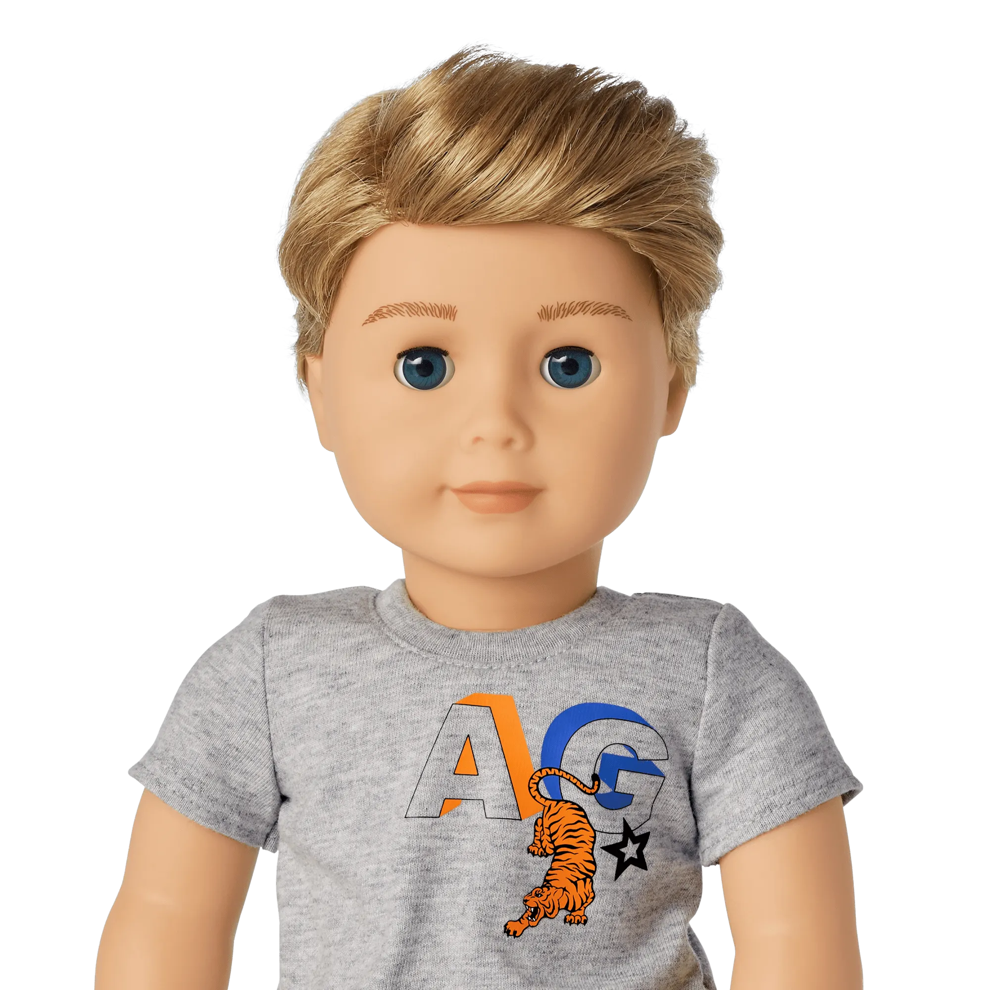 Truly Me™ 18-inch Doll #104 with straight caramel hair