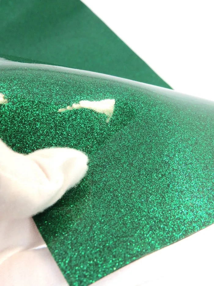Ultra Sparkle Glitter Upholstery Vinyl Fabric / GOLD / Sold by The Yard