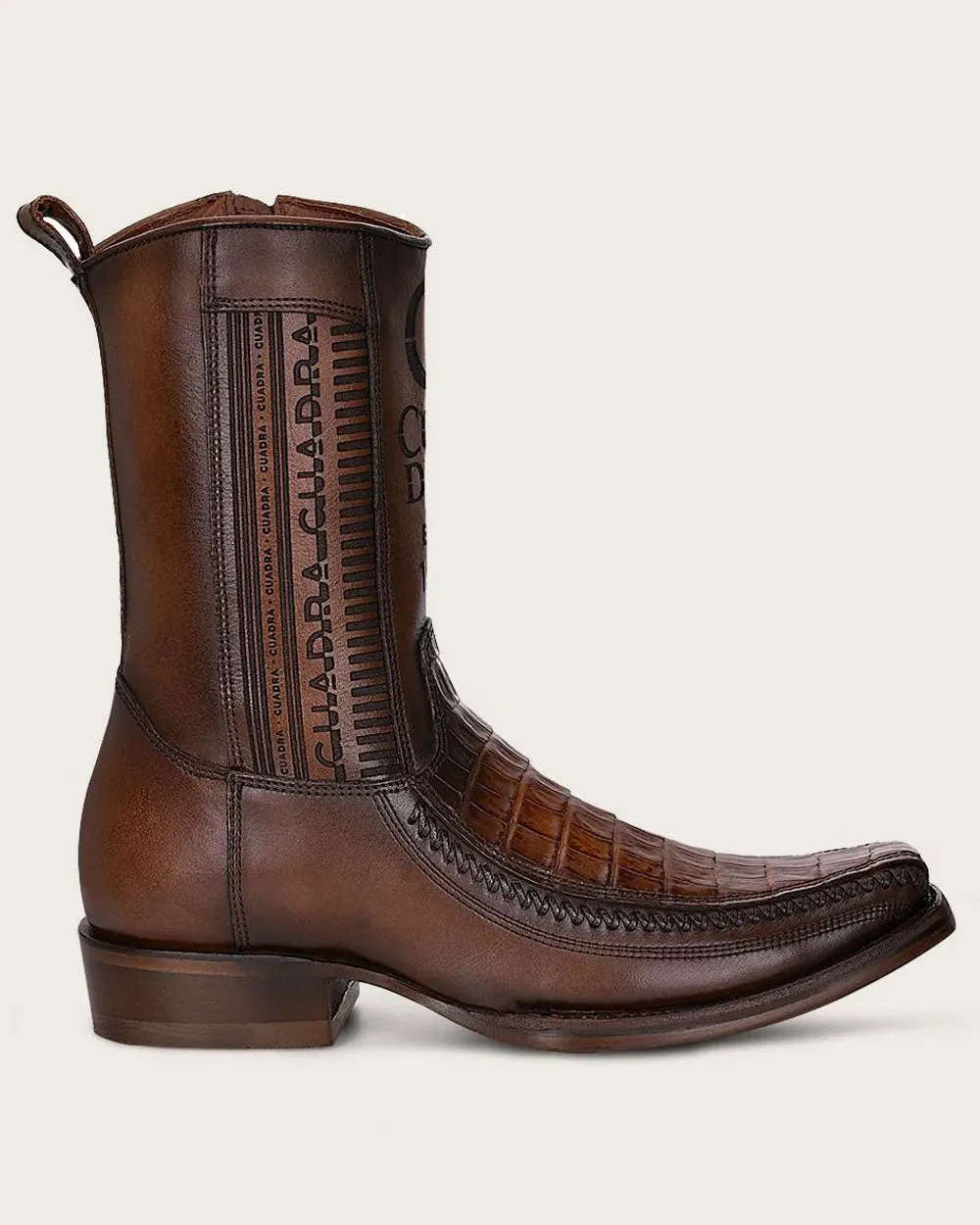 Urban brown exotic boot