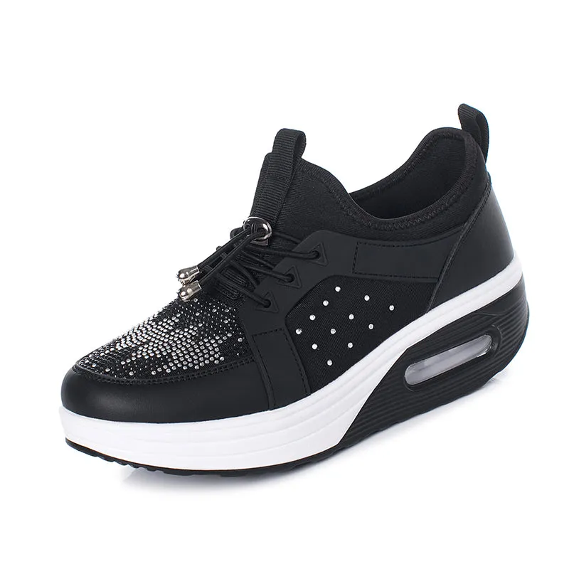 Women's Breathable Platform Padded Shoes
