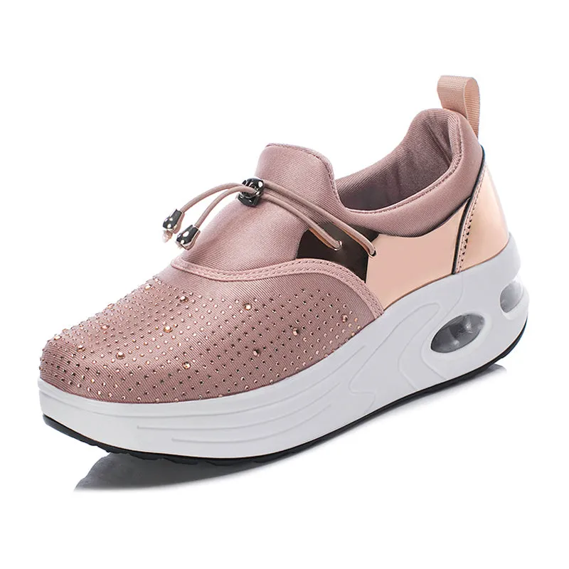 Women's Breathable Platform Padded Shoes