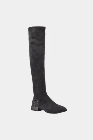 Women's Jean Thigh High Boots