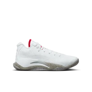 Zion Williamson Zion 3 Big Kids' Basketball Shoes (GS) 'White/Red/Grey'